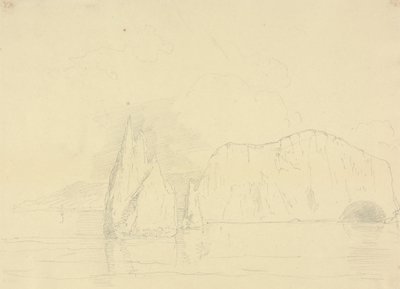 The Needles and Freshwater Cliffs, Isle of Wight alkotó: Capt. Thomas Hastings