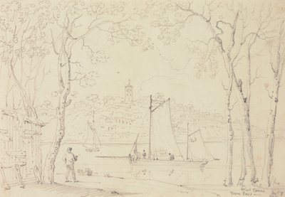 West Cowes, Keletről alkotó: Capt. Thomas Hastings