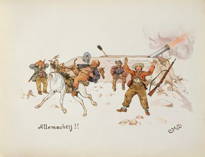 Allemachtij, The Leaguer of Ladysmith, 1900 alkotó: Captain Clive Dixon
