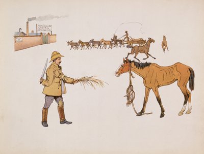 Irány a Chevril gyár, The Leaguer of Ladysmith, 1900 alkotó: Captain Clive Dixon