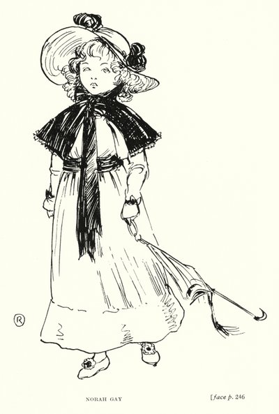 Dickens karakter: Norah Gay (litho) alkotó: Captain Edward Henry Handley Read
