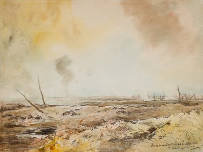 Előrenyomulásunk (La) Boiselle-be - 1916. július. alkotó: Captain Edward Henry Handley Read
