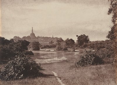 Rangoon. Kilátás a tó közelében alkotó: Captain Linnaeus Tripe