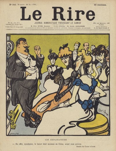 Illusztráció Le Rire alkotó: Caran d Ache