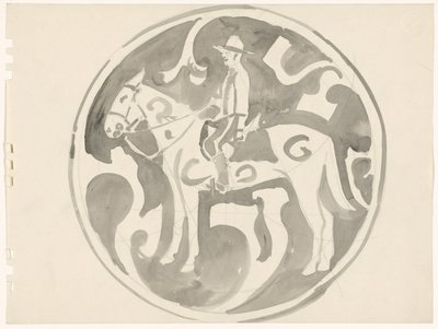 Tervezés egy kanadai hegyi táblához alkotó: Carel Adolph Lion Cachet
