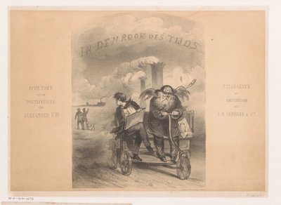 Apaidő és művész a gőzgépen Címlap ehhez: Az idő füstjében Az idő füstjében (sorozat címe a tárgyon) alkotó: Carel Christiaan Antony Last