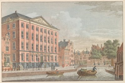 Római katolikus leányház Amszterdamban, 1790 körül R.C. Leányház Amszterdamban. / Hospice Catolique dite Maison des Vierges à Amsterdam (cím a tárgyon) alkotó: Carel Frederik Bendorp (I)