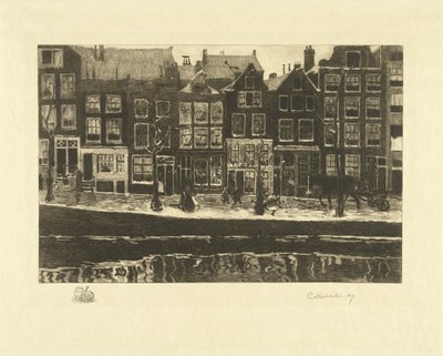 Lauriergracht alkotó: Carel Lodewijk Dake (signed by artist)