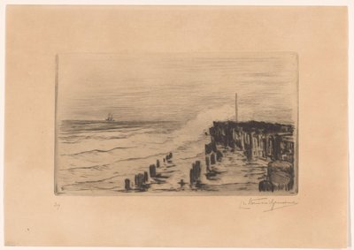 Vlissingeni móló alkotó: Carel Nicolaas Storm van 