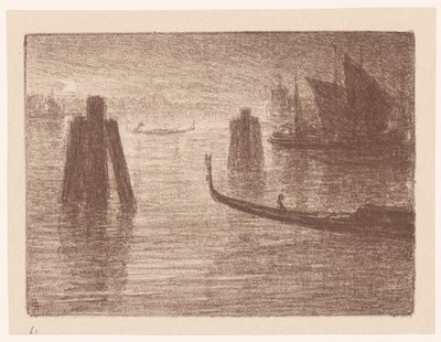 Kikötő Velencében alkotó: Carel Nicolaas Storm van 