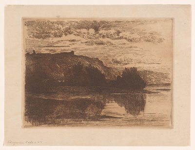 Ruins van kasteel Poilvache Poilvache romjai, Dinant közelében (eredeti cím) alkotó: Carel Nicolaas Storm van 
