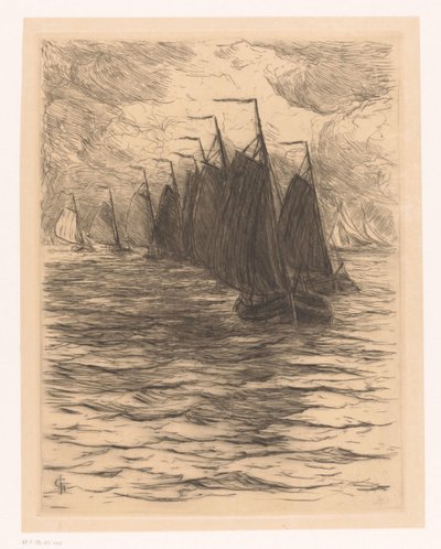 Flotta a tengeren alkotó: Carel Nicolaas Storm van 