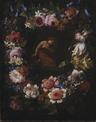 Virágkoszorú alkotó: Carel de Vogelaer