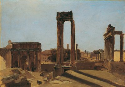 Ön adja a Forum Romanum-ot alkotó: Carl Blechen