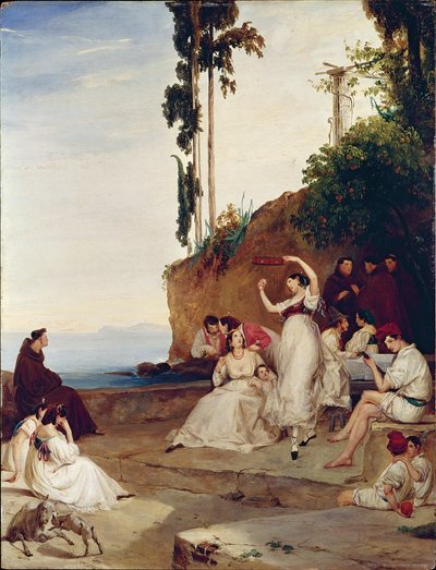 Tarantella alkotó: Carl Blechen