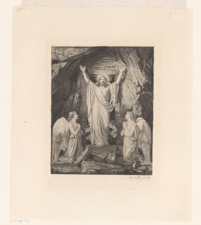 Krisztus feltámadása alkotó: Carl Bloch