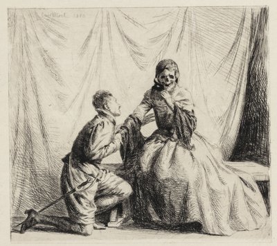A fiatalember és a Halál alkotó: Carl Bloch