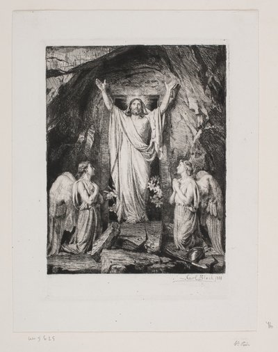 Krisztus feltámadása alkotó: Carl Bloch