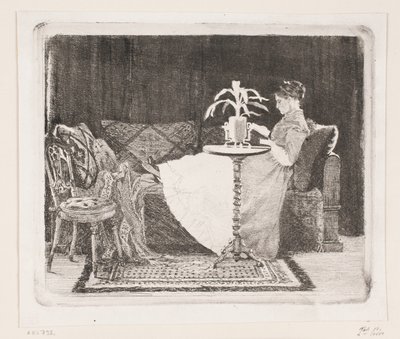 Olvasó hölgy alkotó: Carl Bloch