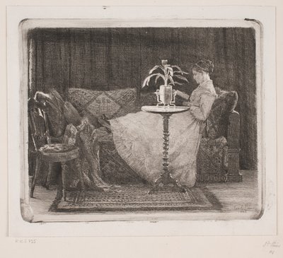 Olvasó hölgy alkotó: Carl Bloch