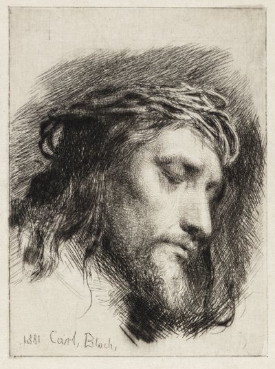 Töviskorona Krisztus feje alkotó: Carl Bloch
