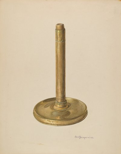 Gyertyatartó alkotó: Carl Buergerniss
