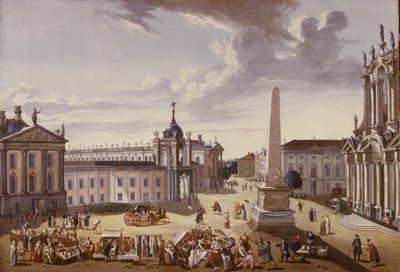Kilátás a városházára, 1772 (lásd még: 330437) alkotó: Carl Christian Baron