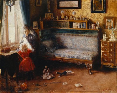Segítő anya, 1892 alkotó: Carl Christian Ferdinand Wentorf