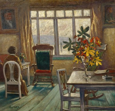 A művészek stúdiója alkotó: Carl-Edvard Diriks