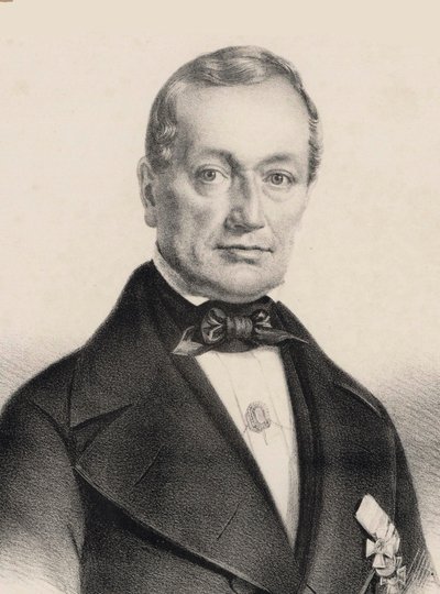 Heinrich August Neithardt zeneszerző portréja 1793-1861, c. 1850. alkotó: Carl Fischer