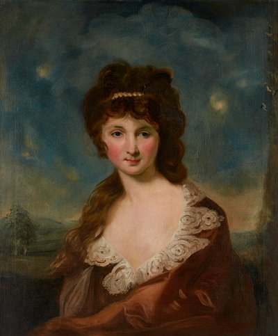 Harriet Rochfortnak mondott hölgy portréja (1758-1854) a hátoldali címke szerint (olaj, vászon) alkotó: Carl Frederick von Breda