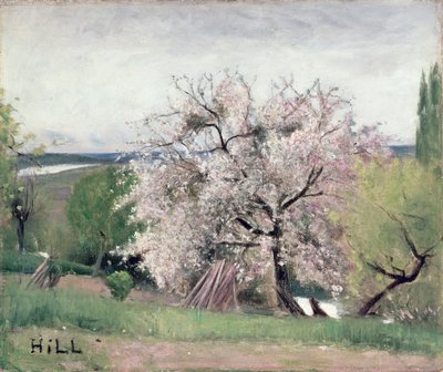 Gyümölcsfa Blossomban, Bois-le-Roiban alkotó: Carl Fredrik Hill