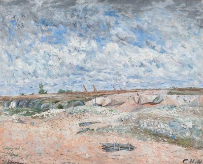Táj sodródó felhőkkel alkotó: Carl Fredrik Hill