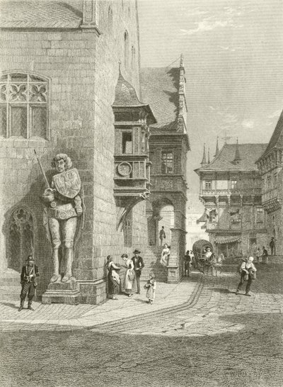 Városháza, Halberstadt alkotó: Carl Friedrich Heinrich Werner
