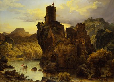 Lovagvár alkotó: Carl Friedrich Lessing