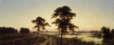 Sziléziai táj alkotó: Carl Friedrich Lessing
