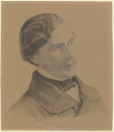 A művész önarcképe alkotó: Carl Friedrich Lessing