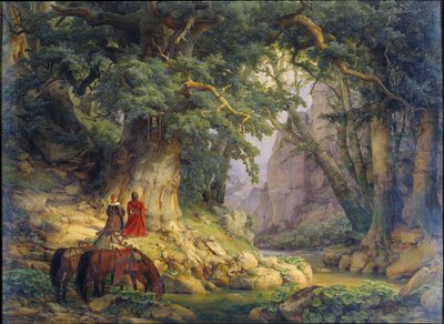 Az ezeréves tölgy alkotó: Carl Friedrich Lessing