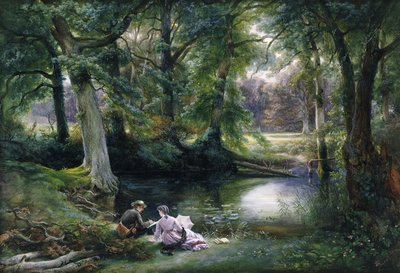 A művészetlecke, 1870 alkotó: Carl Friedrich Wilhelm Trautschold