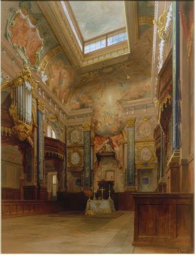 Kápolna a Charlottenburg-palotában alkotó: Carl Georg Anton Gräb