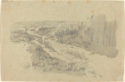 Egy út a mezőkön keresztül Lipcse közelében alkotó: Carl Gustav Carus