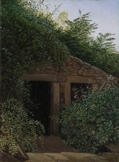 Egy benőtt aknatengely, kb. 1824. alkotó: Carl Gustav Carus