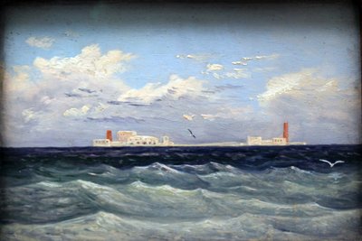 Német: Mittelländische Seefestung Földközi-tengeri szigeti erődítmény alkotó: Carl Gustav Carus