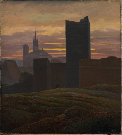 A császári vár, Eger alkotó: Carl Gustav Carus