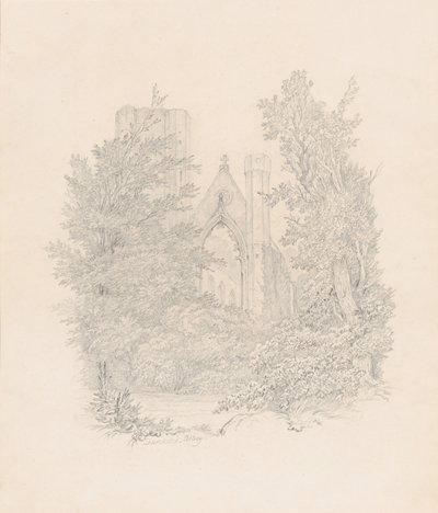 A dunkerdami katedrális nyugati homlokzatának nézete alkotó: Carl Gustav Carus