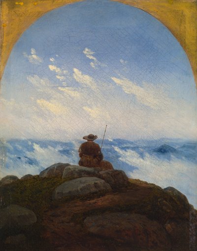 Vándor a hegytetőn alkotó: Carl Gustav Carus