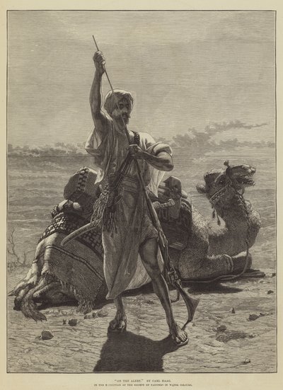 A riasztáson alkotó: Carl Haag