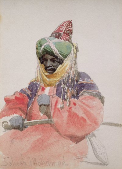 Egy arab portréja alkotó: Carl Haag