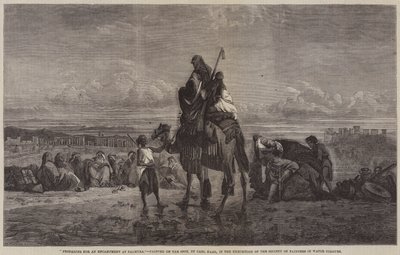Felkészülés a Palmyrai táborozásra alkotó: Carl Haag
