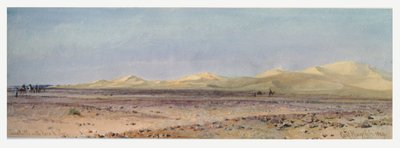 Homokhegyek a Szuez felé vezető úton, 1859 alkotó: Carl Haag